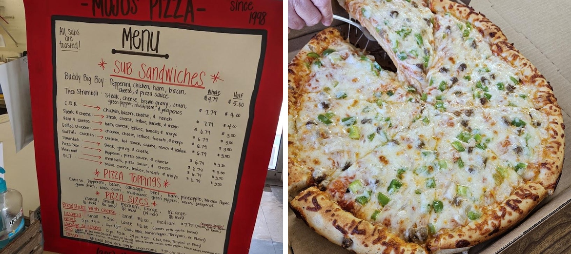 Mojos Place Menu